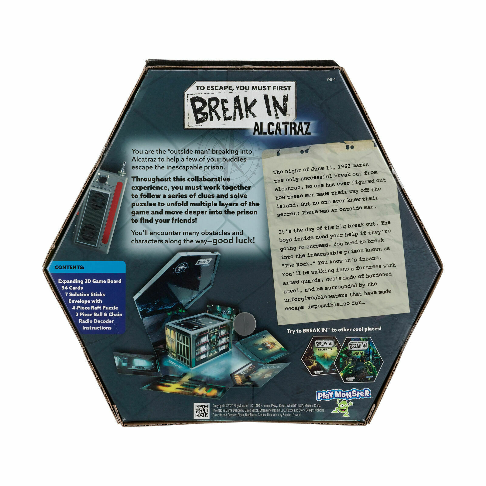 PlayMonster Break In Alcatraz Ages 10+ | 1-6 players