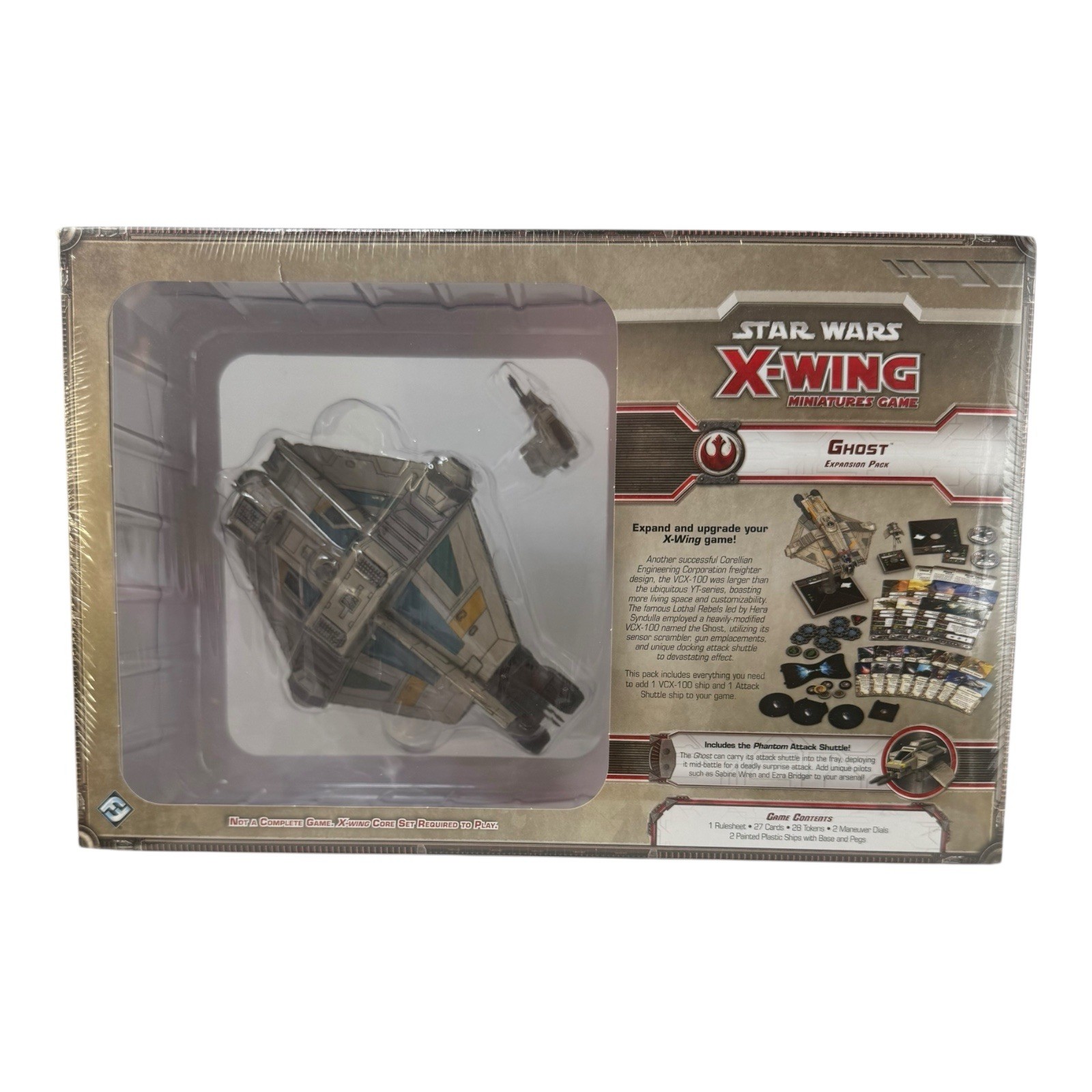 Fantasy Flight Games Star Wars X-Wing Miniatures Game Ghost Expansion Pack