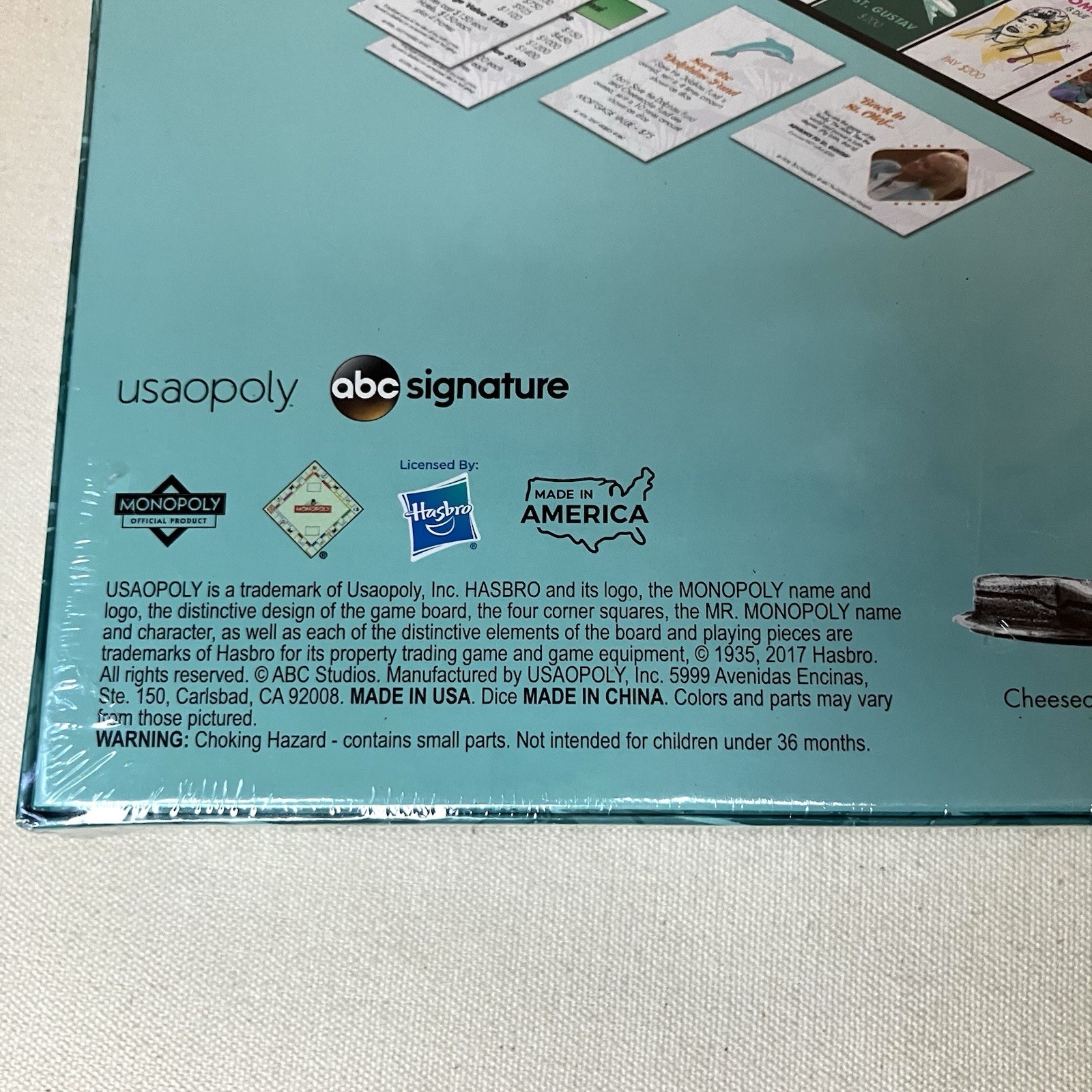 Monopoly The Golden Girls Edition Board Game 2017 Factory Sealed NEW Sealed