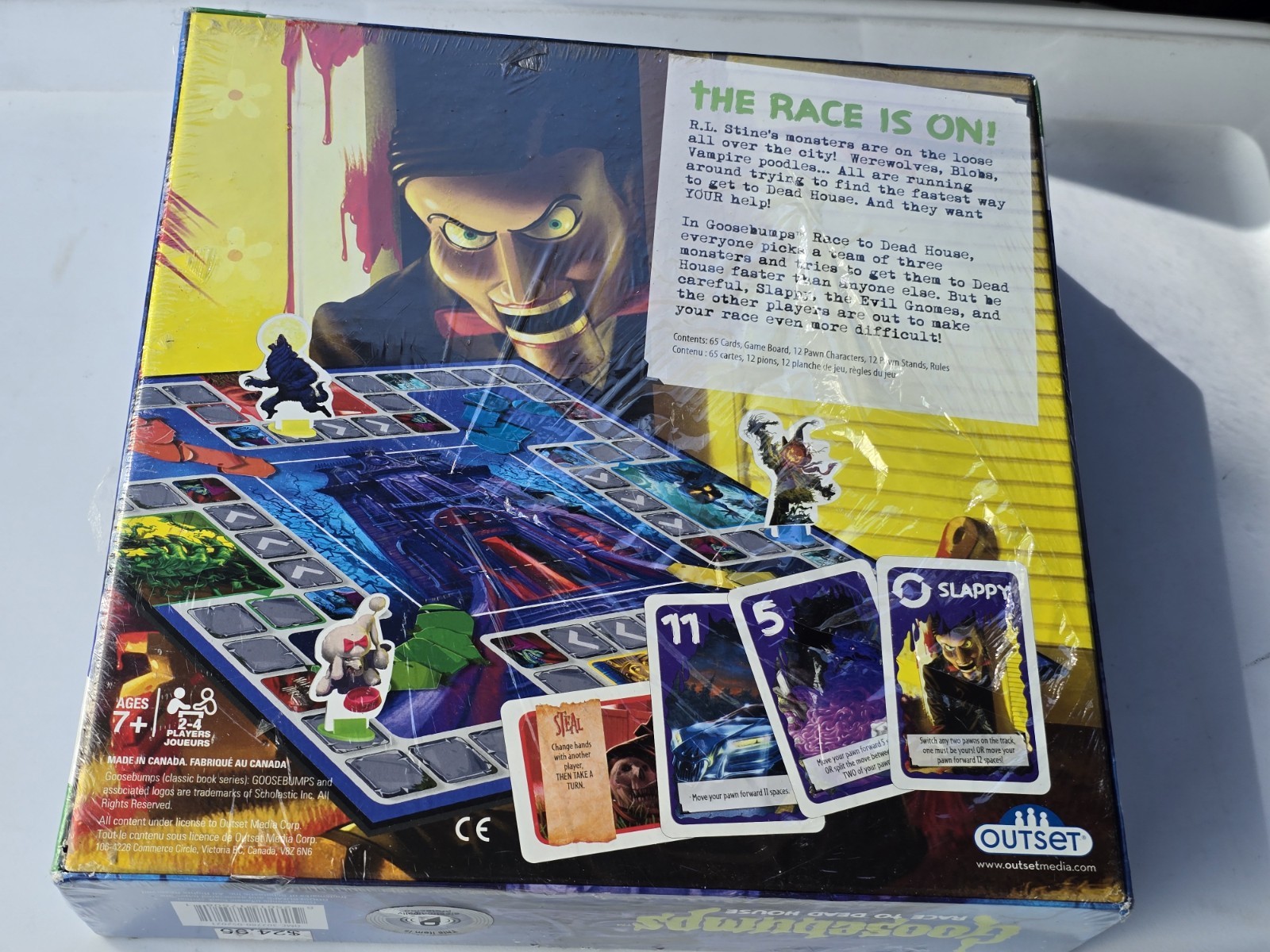 Goosebumps Race to Dead House Board Game By Outset Media 2020