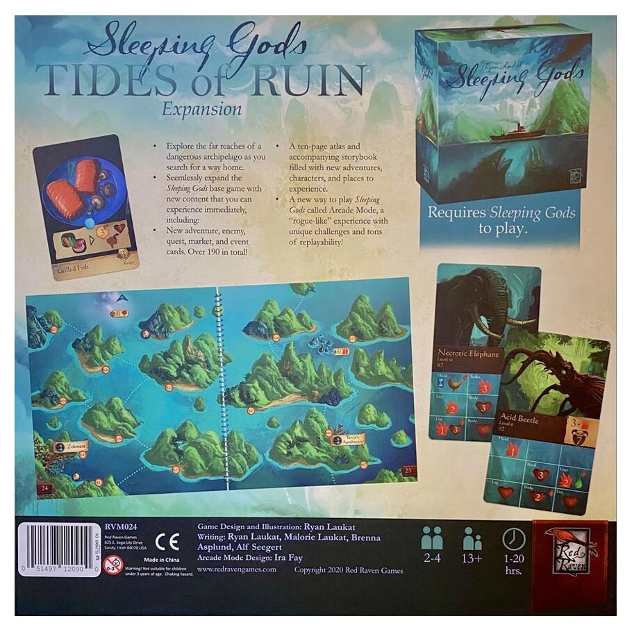 Sleeping Gods Board Game: Tides of Ruin Expansion by Red Raven Games RVM024