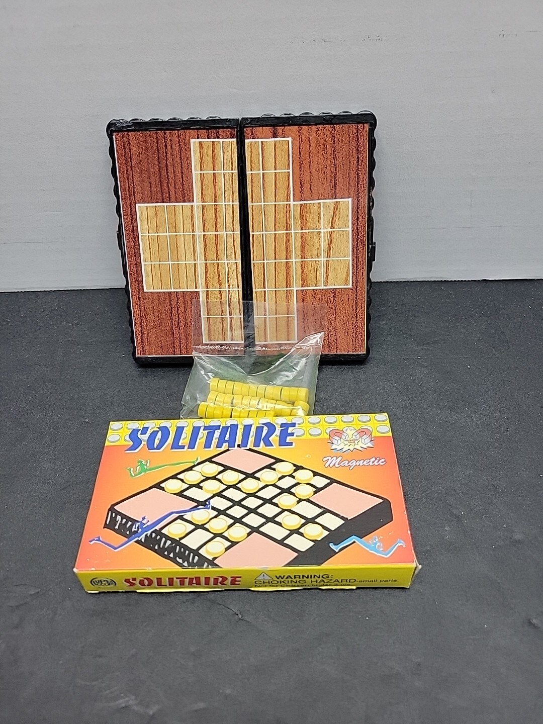 VTG Magnetic Solitaire Mini Game REG Super Accord UK China Travel PuzzleVac Fun