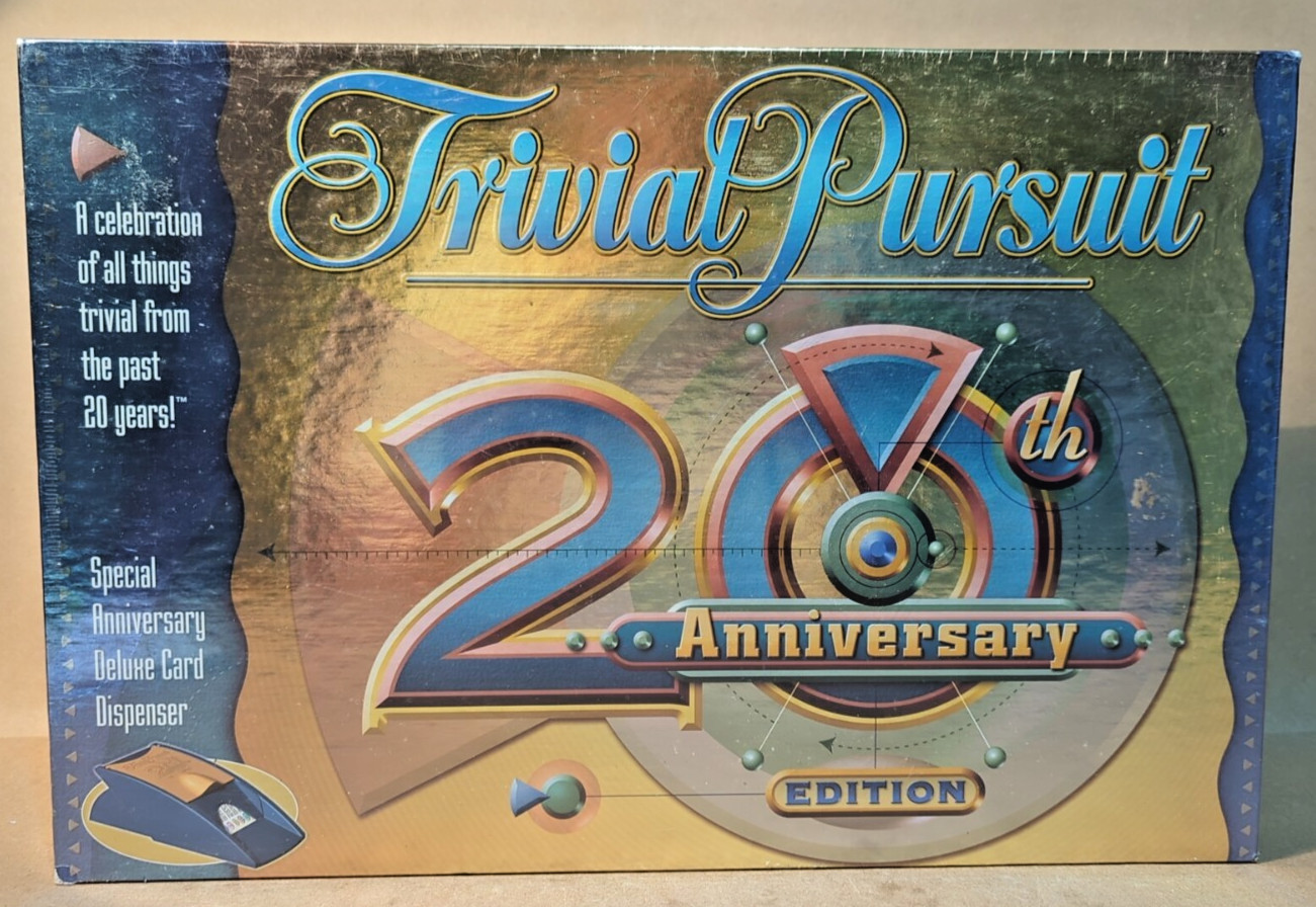 Trivial Pursuit 20th Anniversary Edition 80s 90s Early 2000’s New