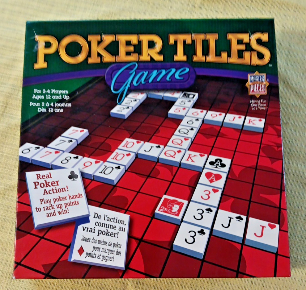 Master Pieces, Poker Tiles Game, 12 Years+, 2-4 Players