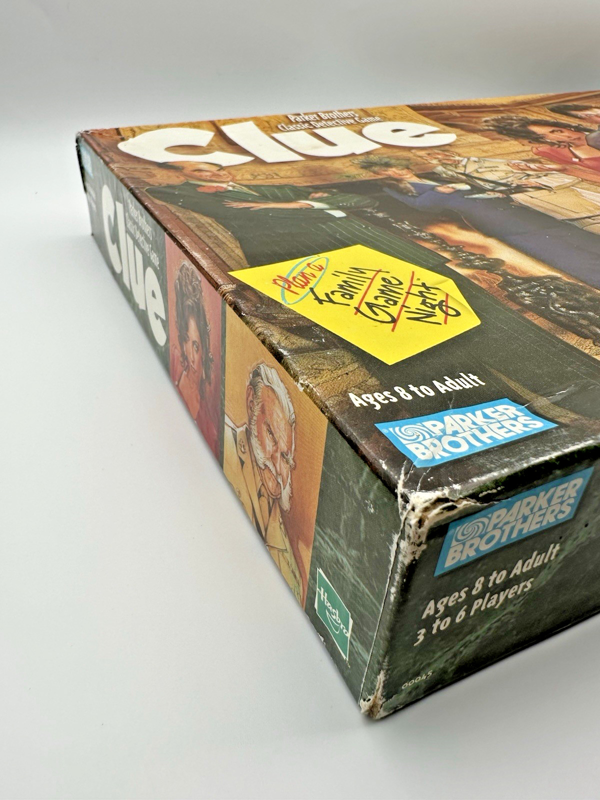 VTG 1998 CLUE Board Game Parker Brothers Hasbro 100% Case Cards Board PARTS