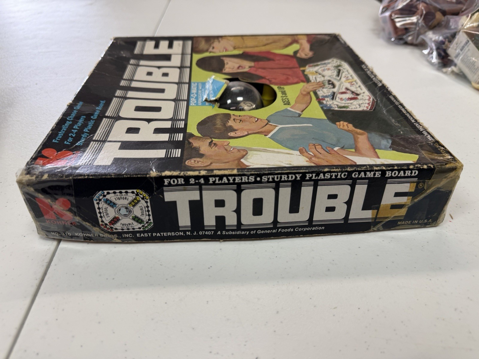 1965 Kohner Trouble Pop-O-Matic Board Game Complete No. 310 Complete