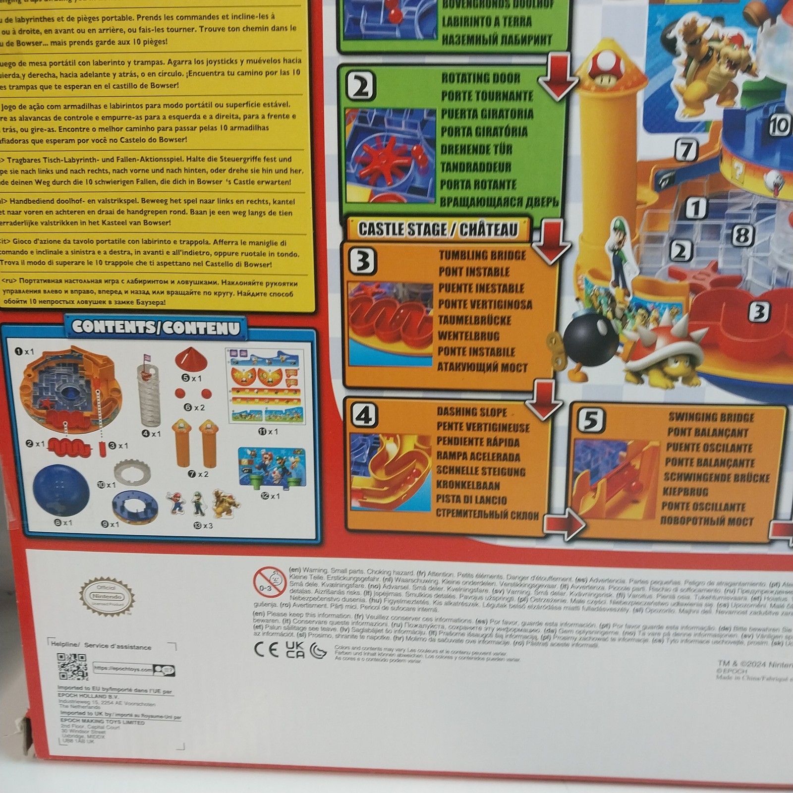Super Mario Castle Land Maze Game NEW in Box Epoch Everlasting Play 7486…