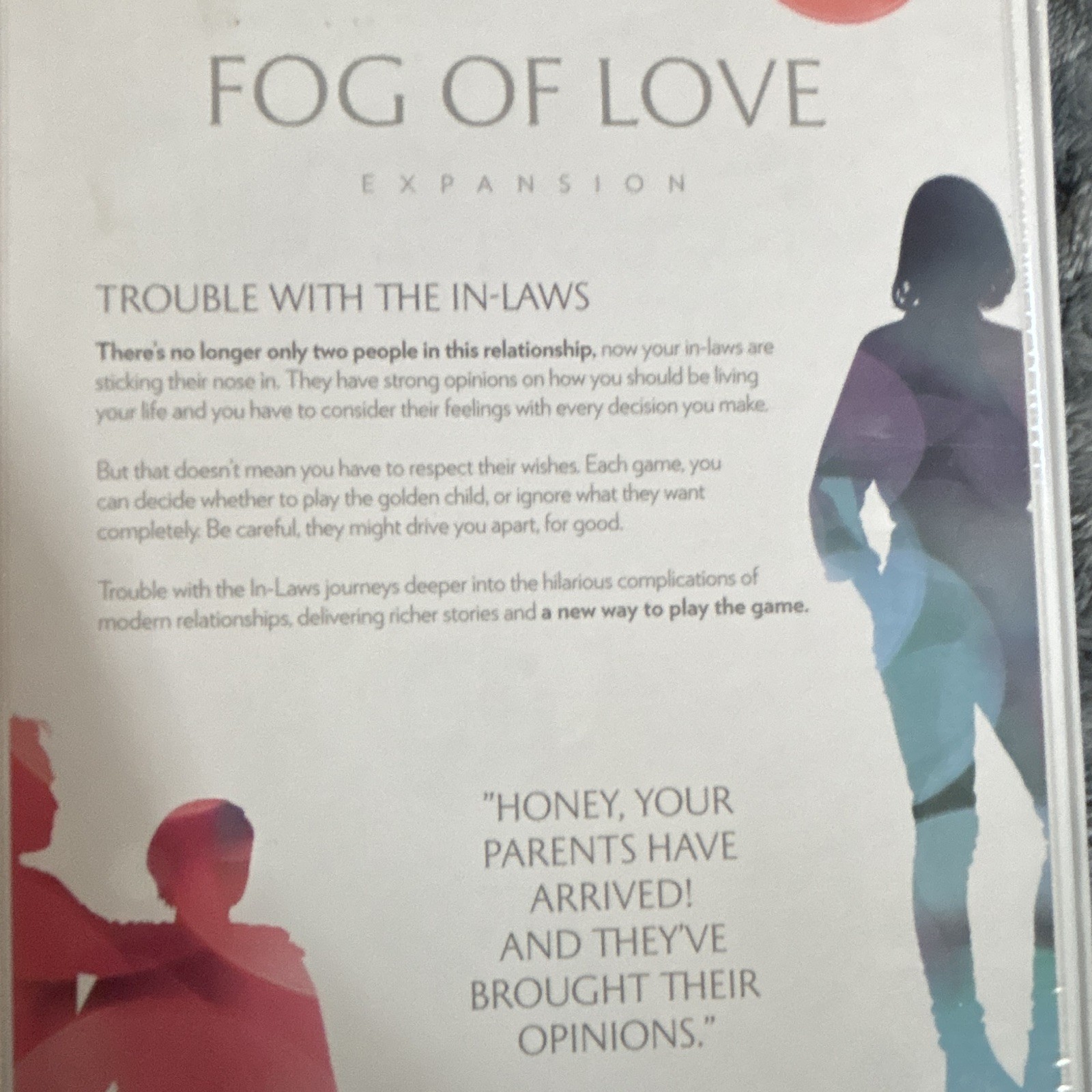 Fog of Love Trouble With the In-Laws Expansion Pack 2 Players 17+
