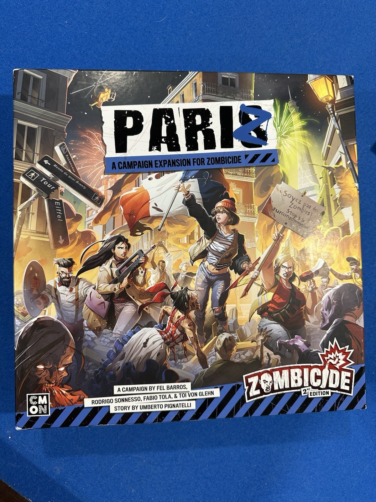 CMON Zombicide 2nd Edition Pariz Campaign Expansion Pack Board Game Miniatures