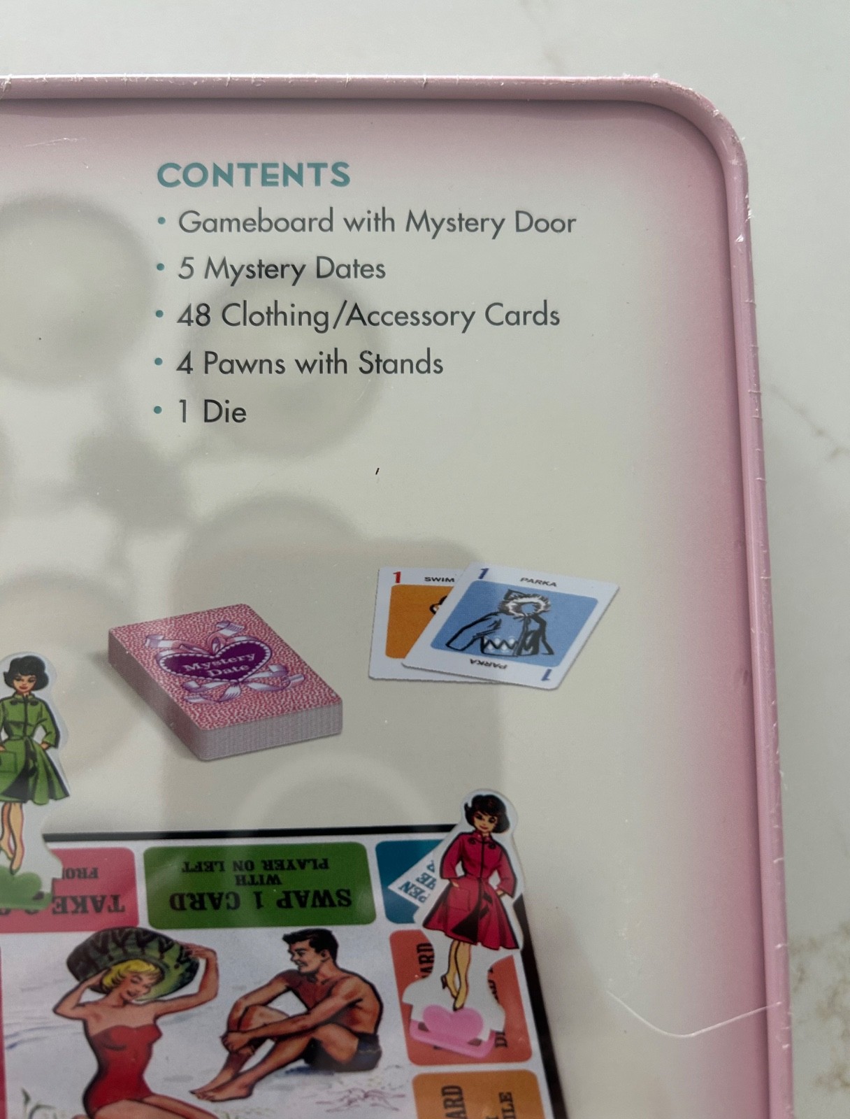 HASBRO Mystery Date Board Game Nostalgic Edition in Collectible Tin $40