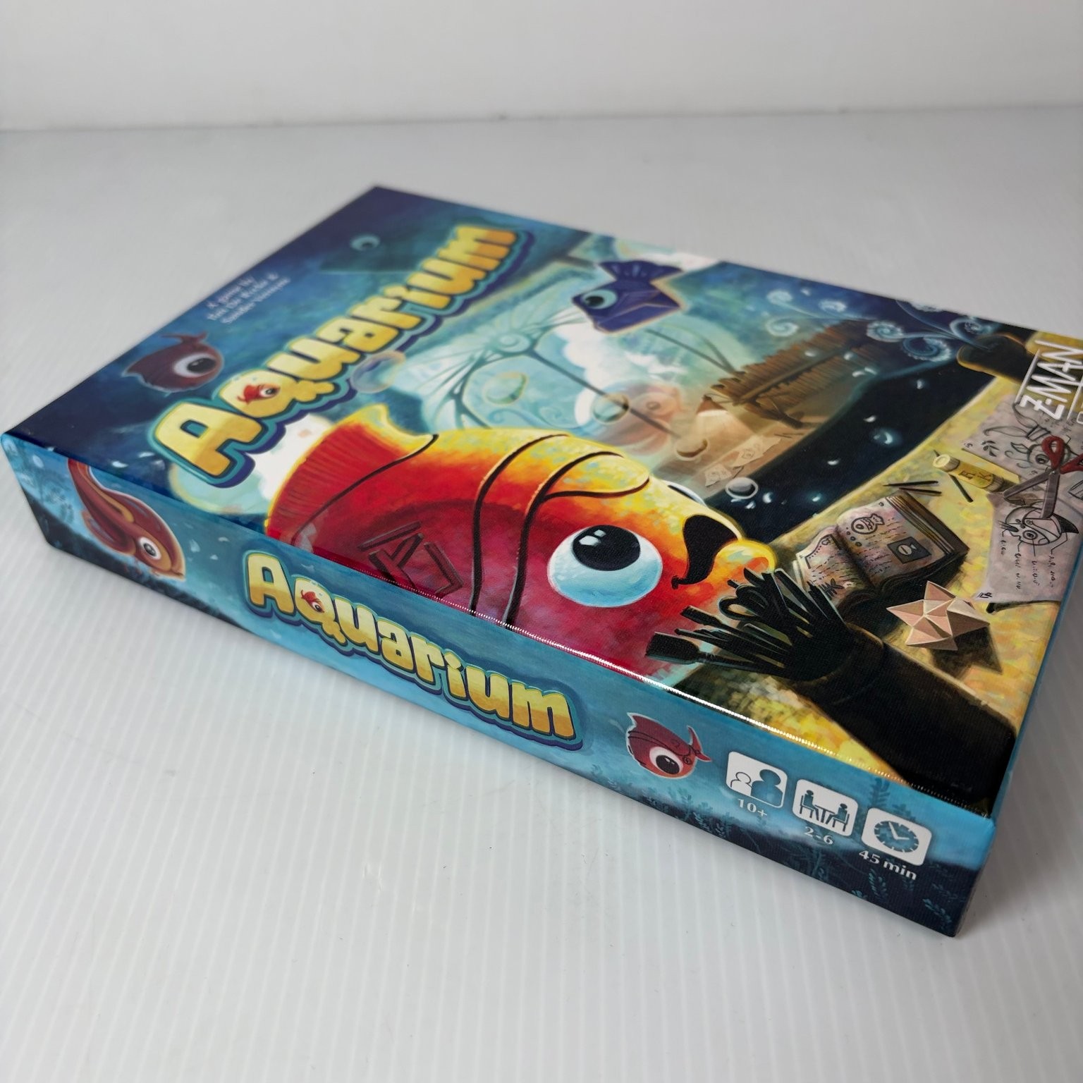 Aquarium Z-Man Games Board Game 2-6 Players Ages 10+ Cardboard 2016