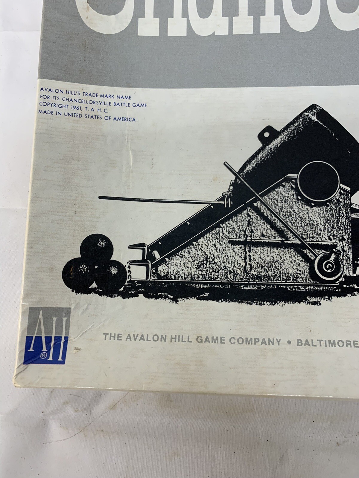 Vintage Avalon Hill Chancellorsville American Civil War Game (UNPUNCHED) 2nd Ed.