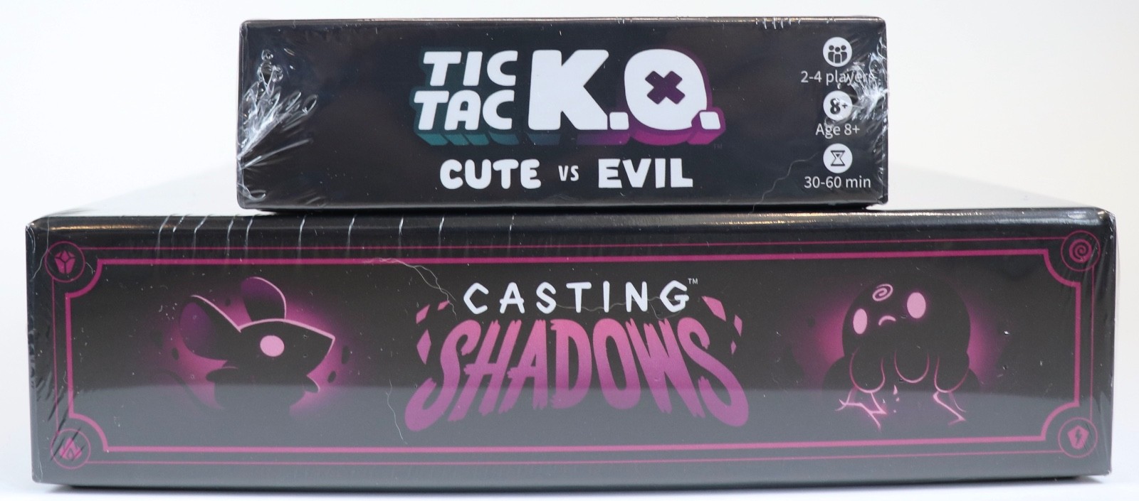 Casting Shadows + Tic Tac KO Cute Vs Evil Unstable Games Strategy 2-4players NEW