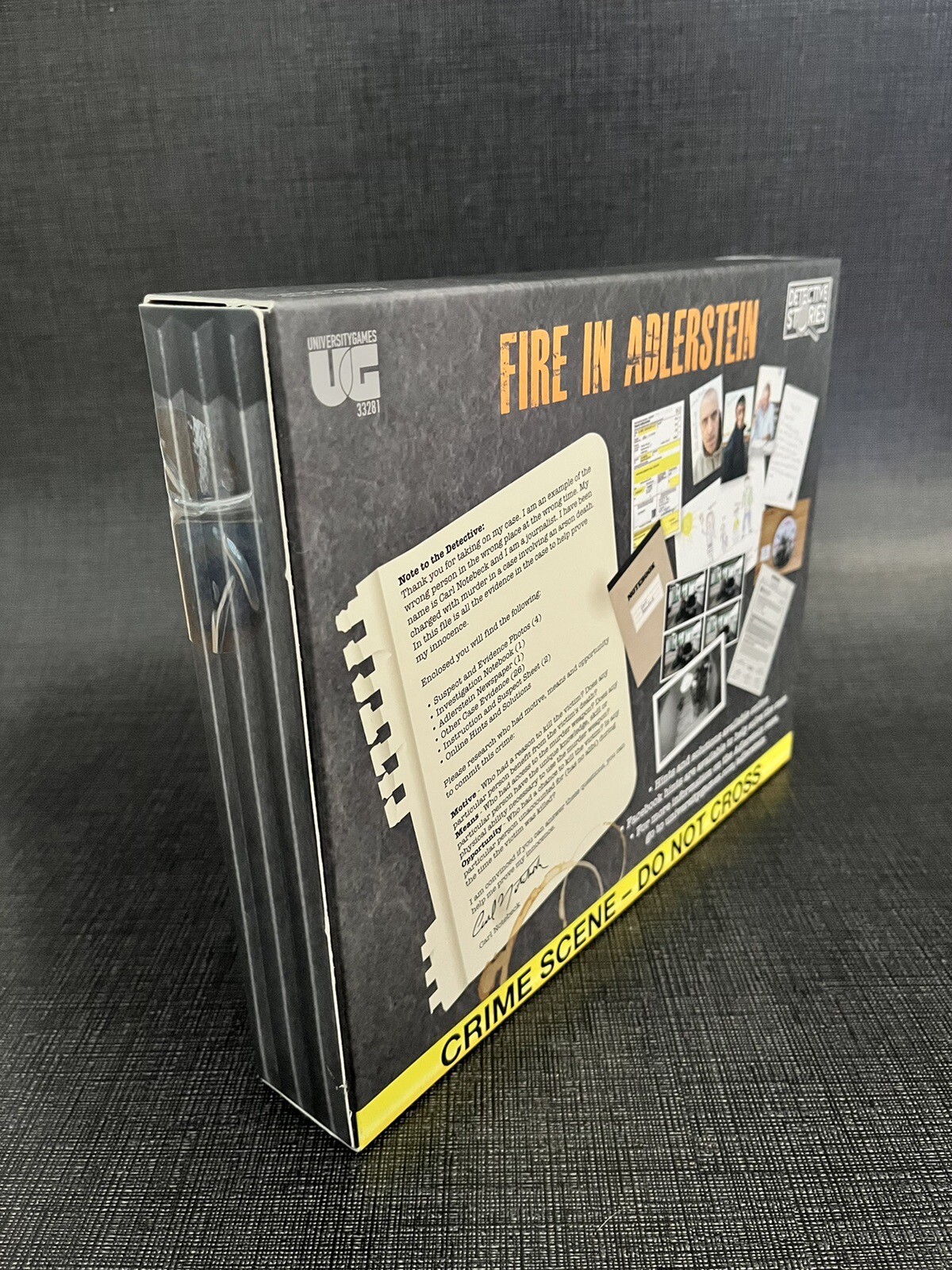 Murder Mystery Party Case Files: Fire in Alderstein – A Game For 1-5 Players