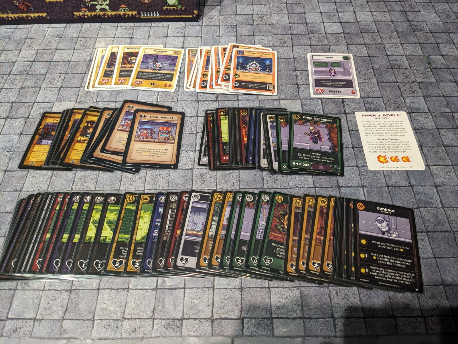 Boss Monster Kickstarter Collection: UIltimate Starter Set Pledge New & Unplayed