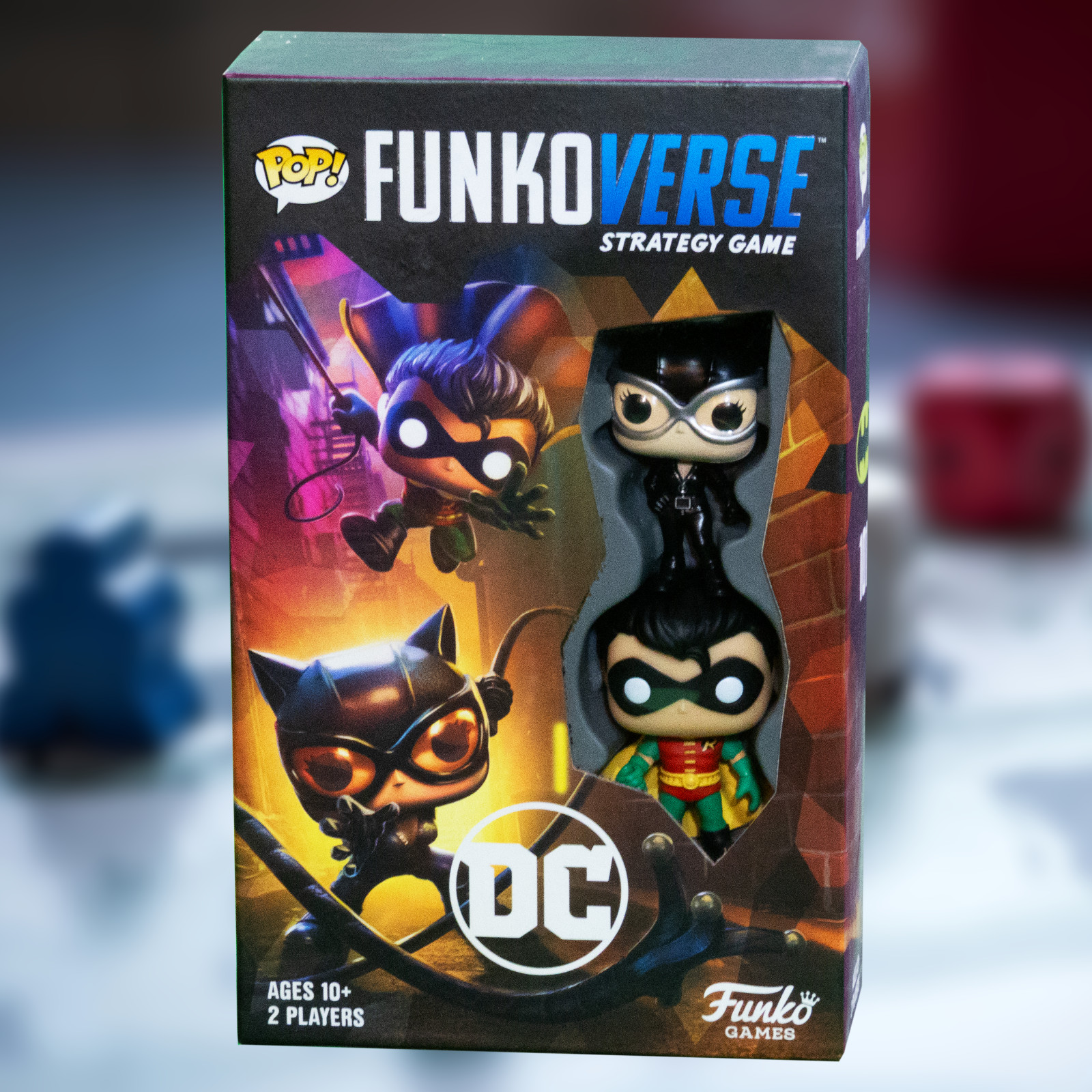 Funko Pop! Funkoverse Strategy Game: DC Catwoman & Robin (Complete)