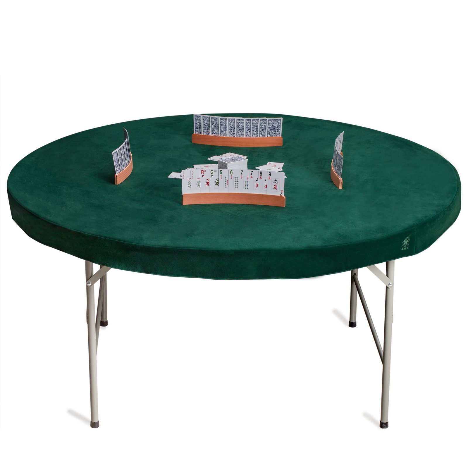 Yellow Mountain Imports Professional Grade Round Table Cover for Card Games, Mah