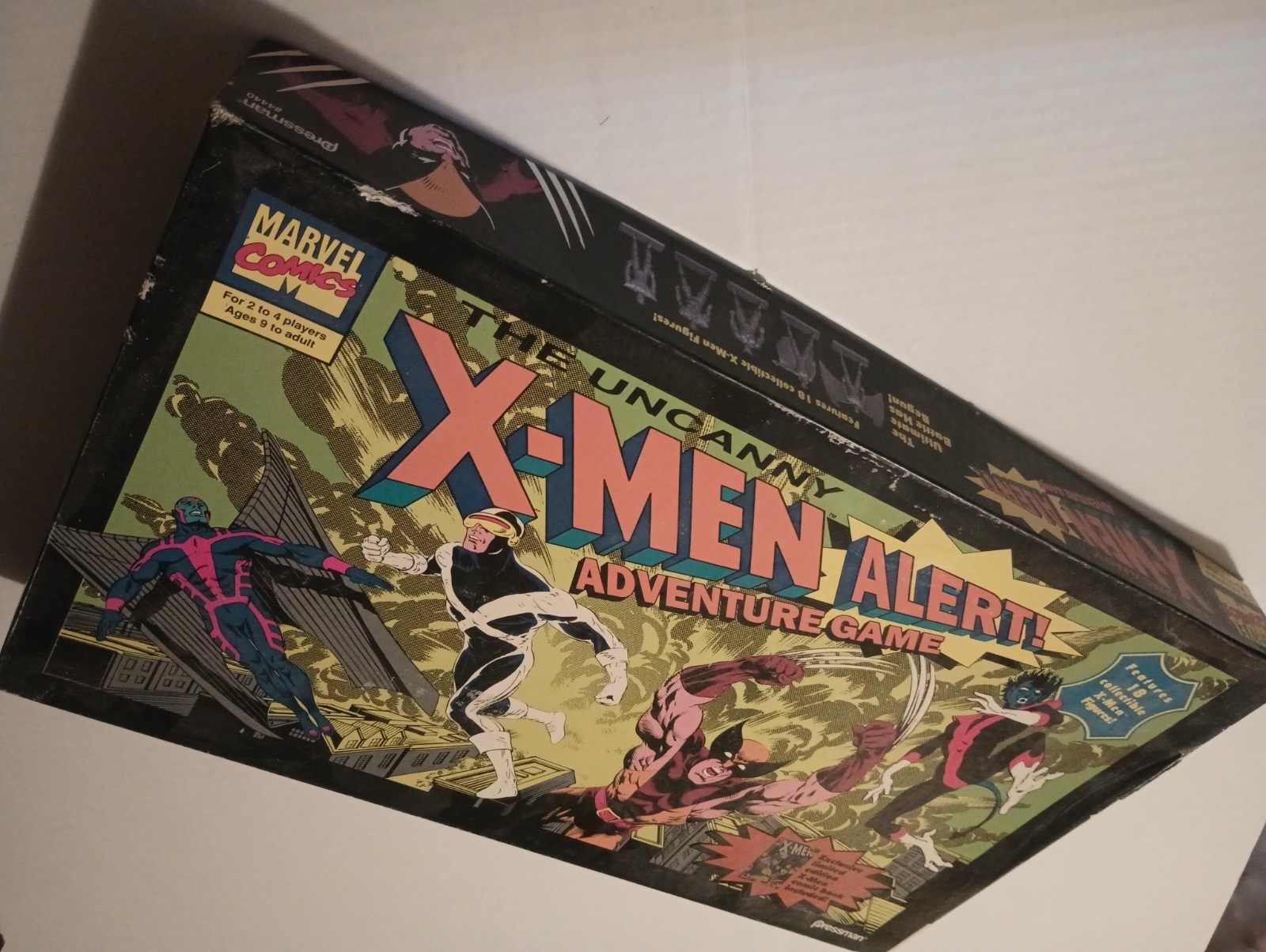 1992 Pressman Marvel Comics Uncanny X-Men Alert Adventure Board Game Complete