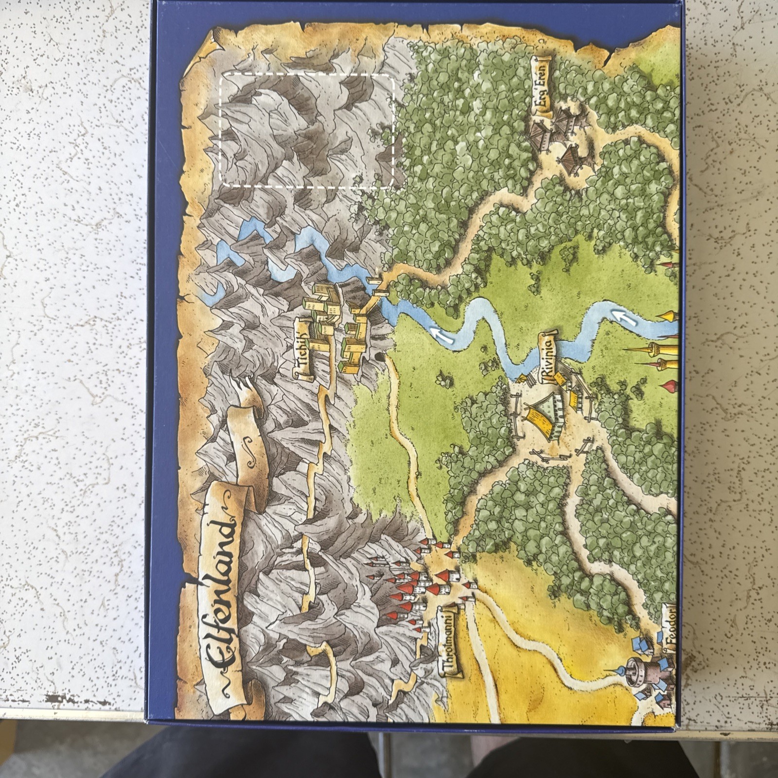 Vintage Rio Grande Games Amigo ELFENLAND Fantasy Board Game Elves 100% Read