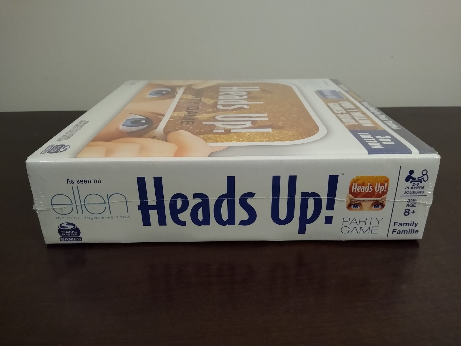 Heads Up! Party Game 3rd Edition As Seen on the Ellen Degeneres Show New Sealed