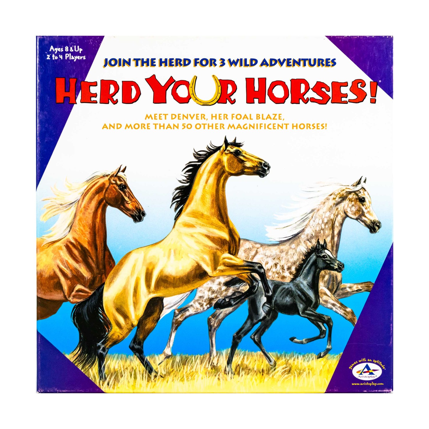 Aristoplay Boardgame Herd Your Horses! (2016 Ed) Box Fair/EX
