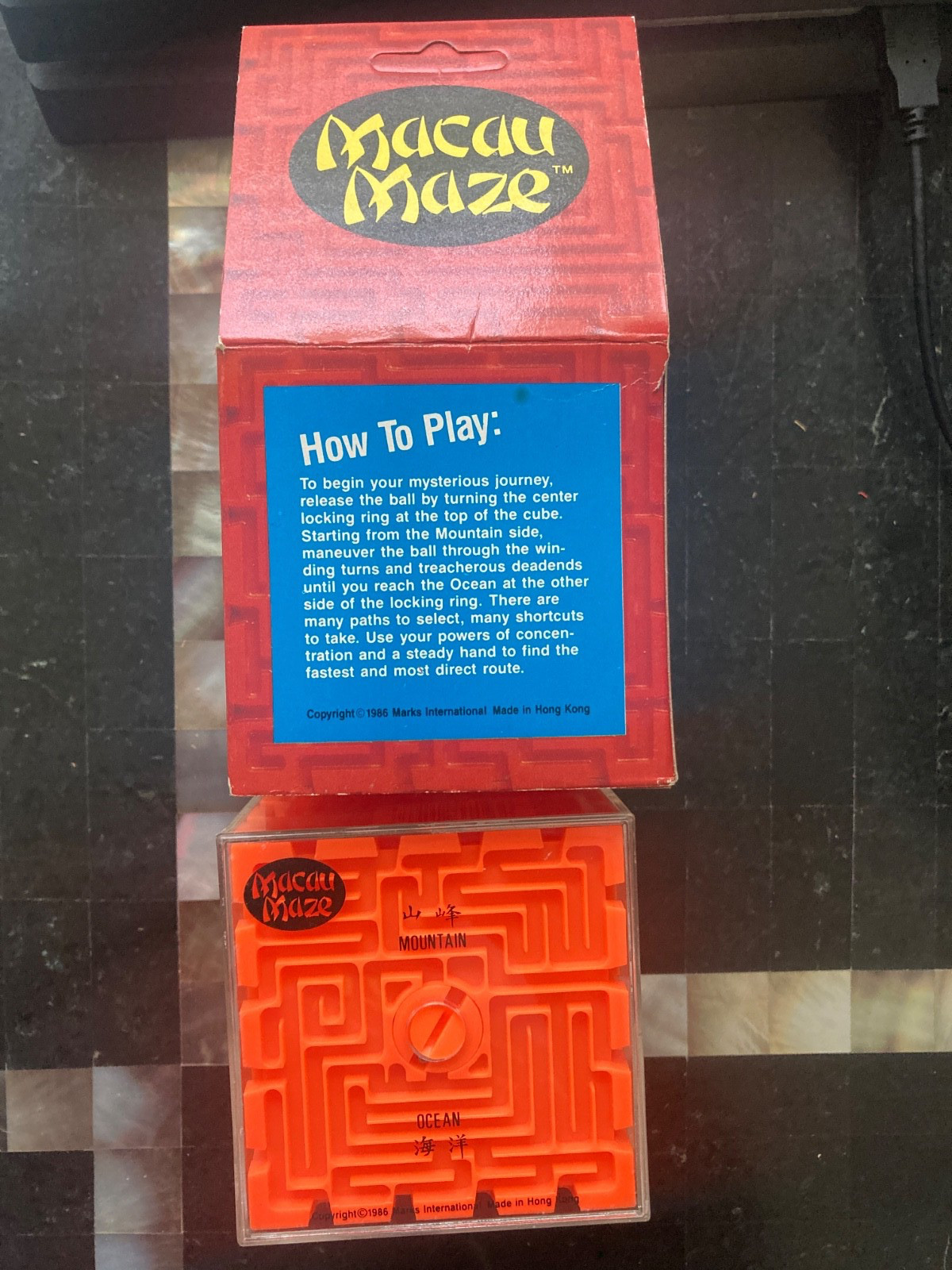Macau Maze Cube Maze