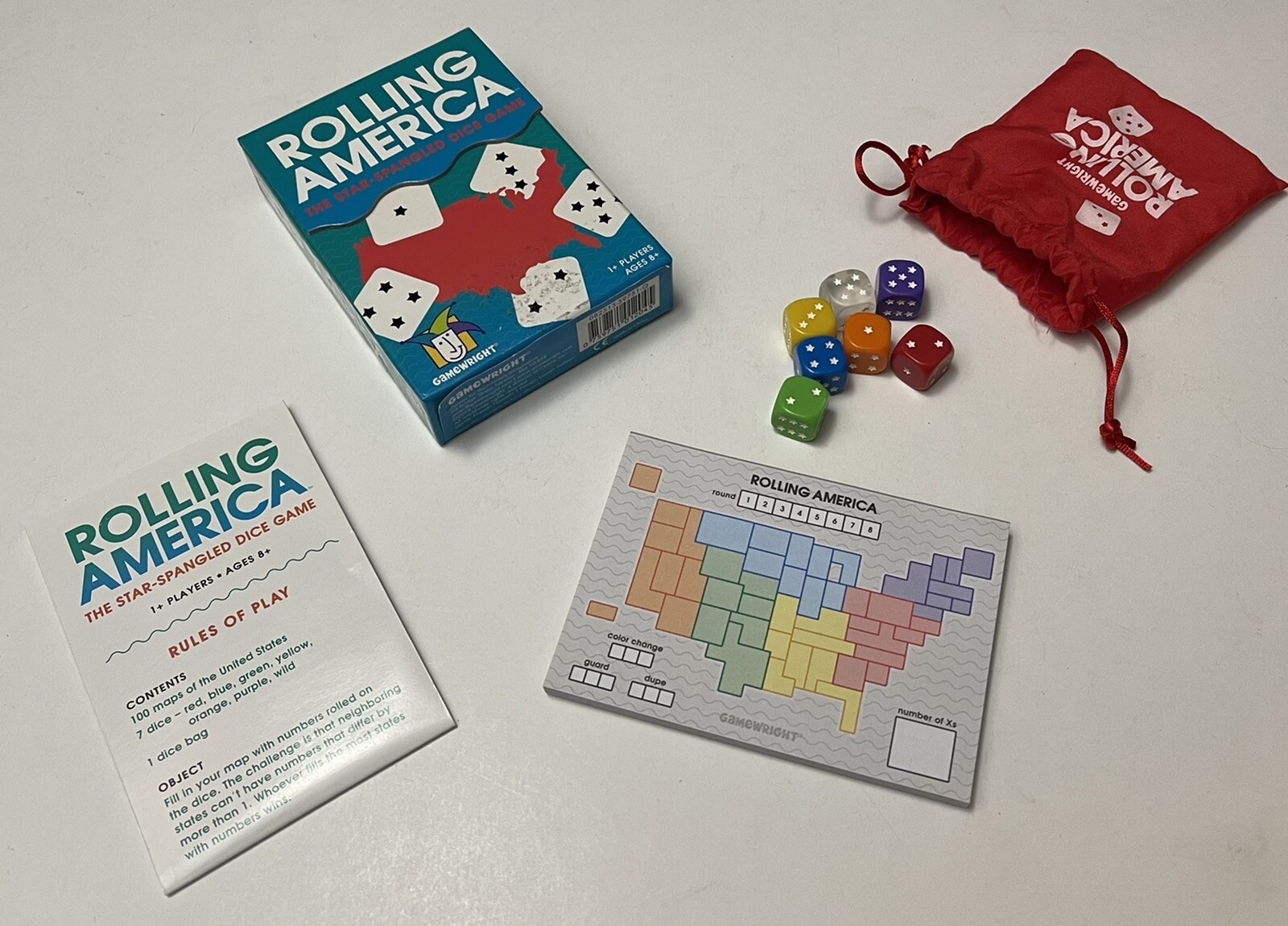 Rolling America, The Star Spangled Dice Action Game