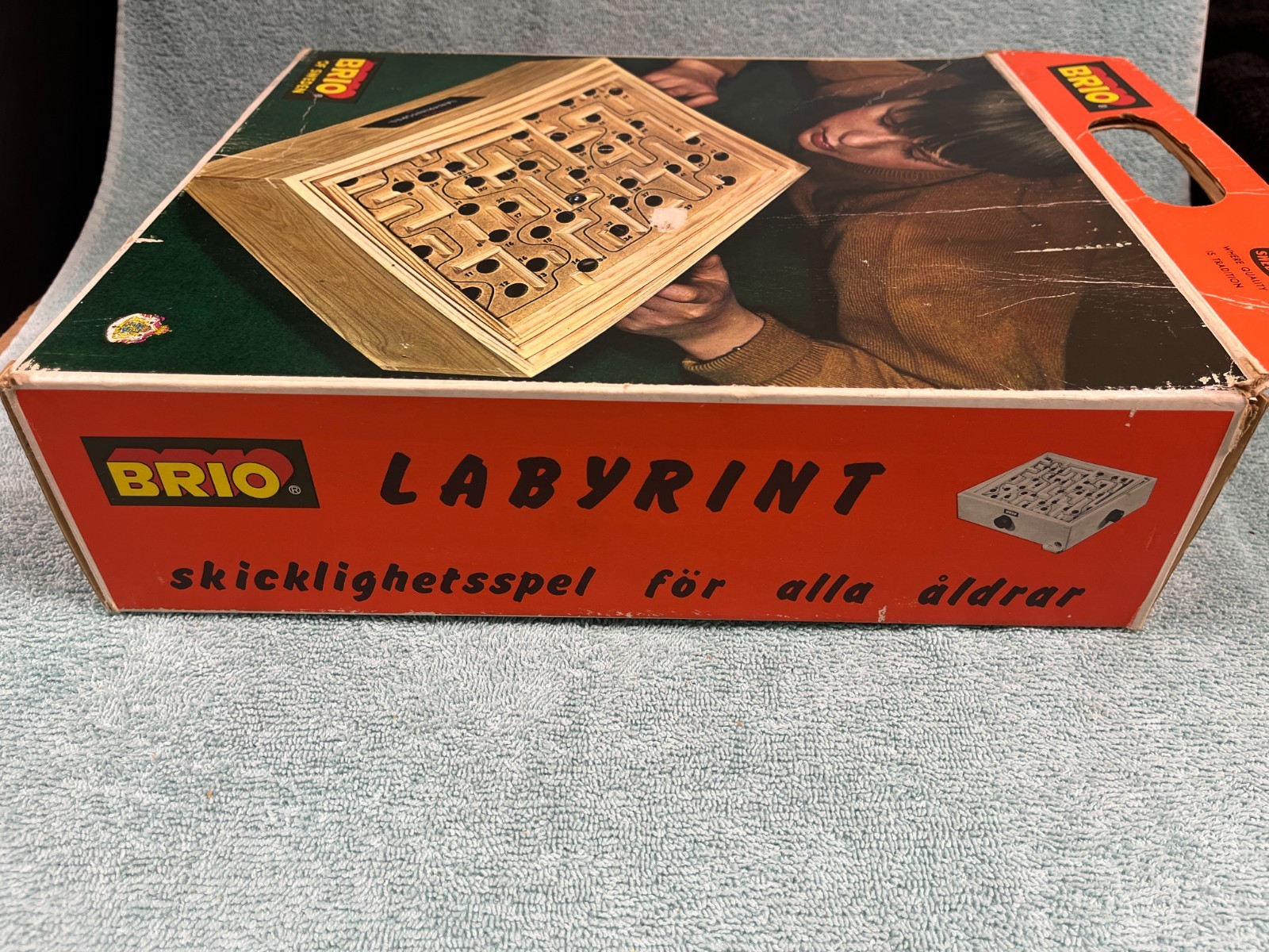 Brio Labyrinth Wooden Maze Game Model 31804 with Original Box & Balls Sweden