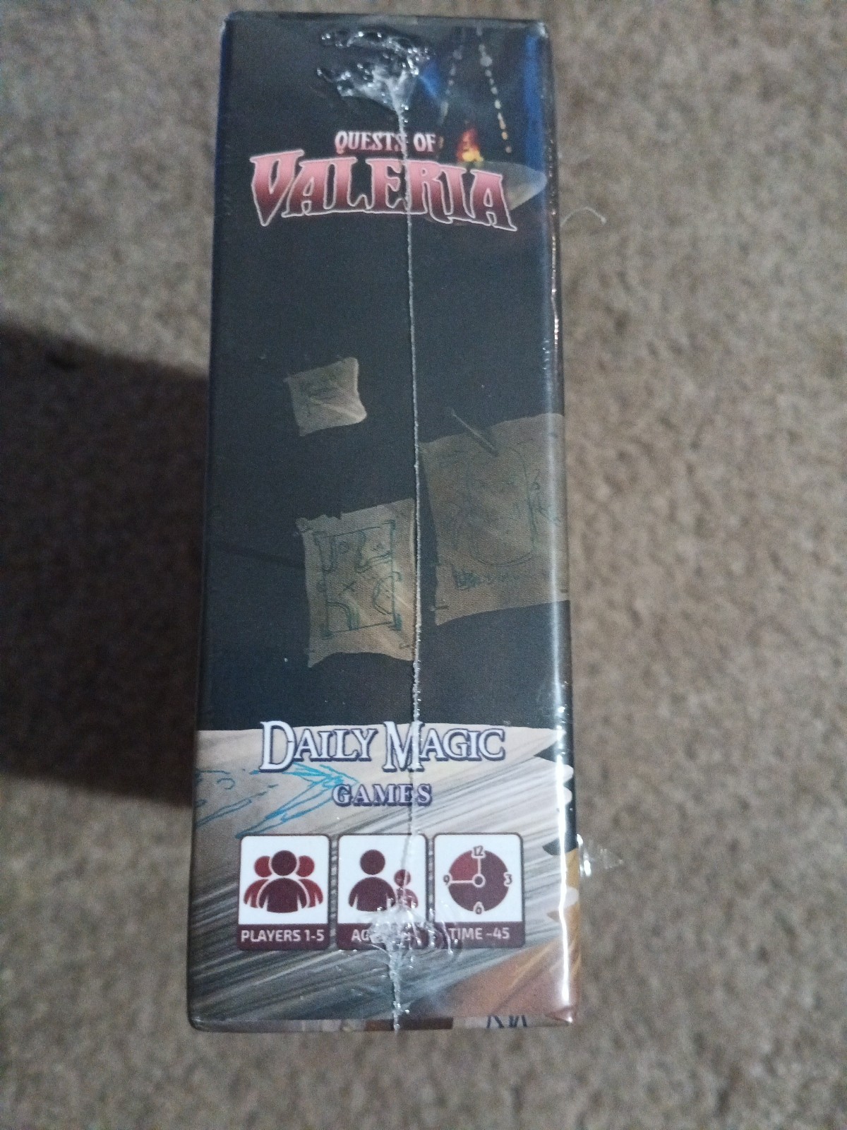 Daily Magic Boardgame Quests of Valeria Box Brand New Card Game 1 To 5 Players