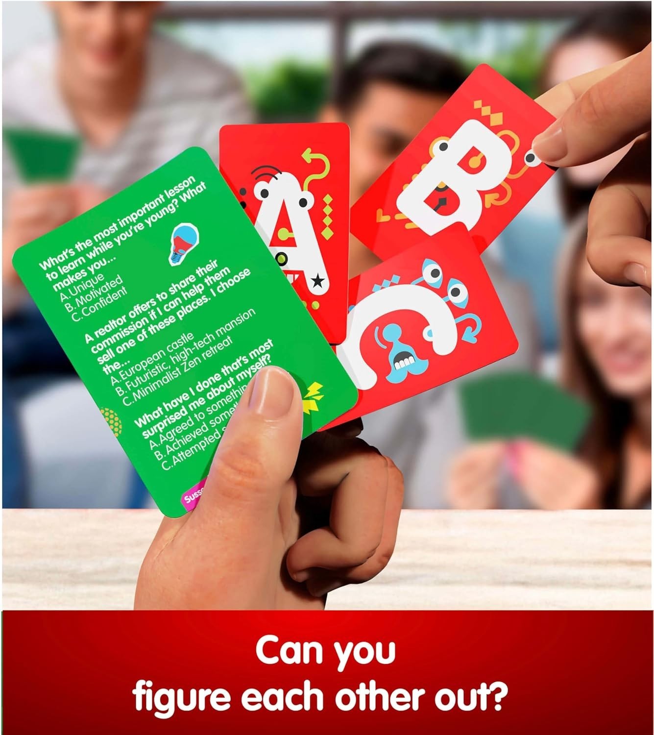 SUSSED “What Would You Do?” Pocket-Sized Question Cards – Card Social Party Game