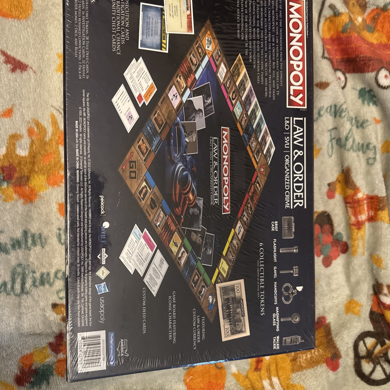 Hasbro USAopoly MONOPOLY: Law & Order SVU Organized Crime Collectors Edition