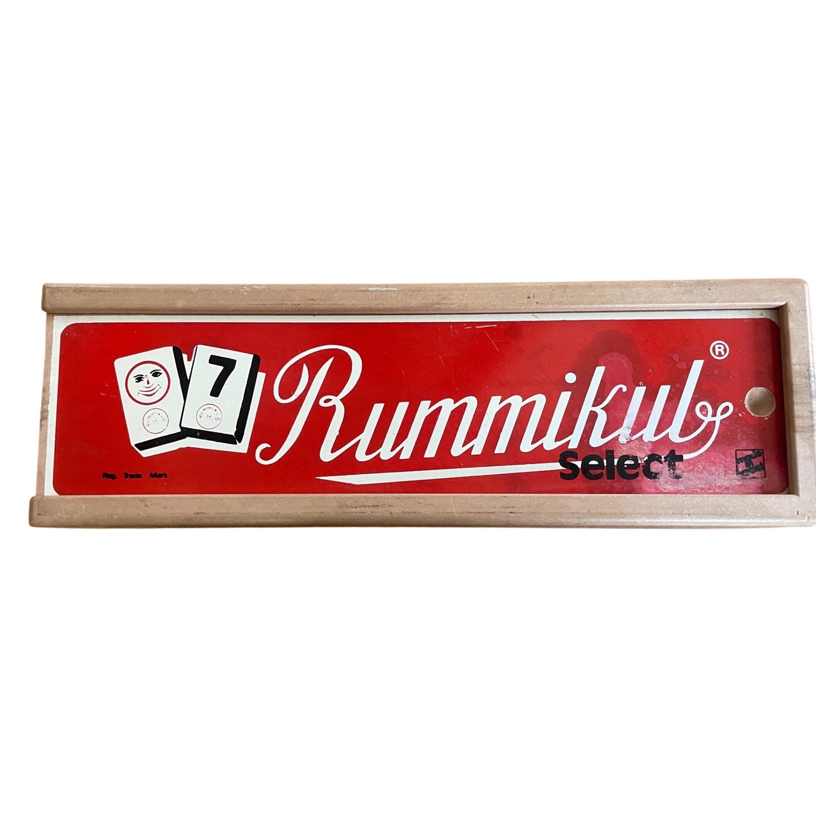 Vtg Rummikub Select Board Game – Complete Premium Tiles & Wooden Case Israel
