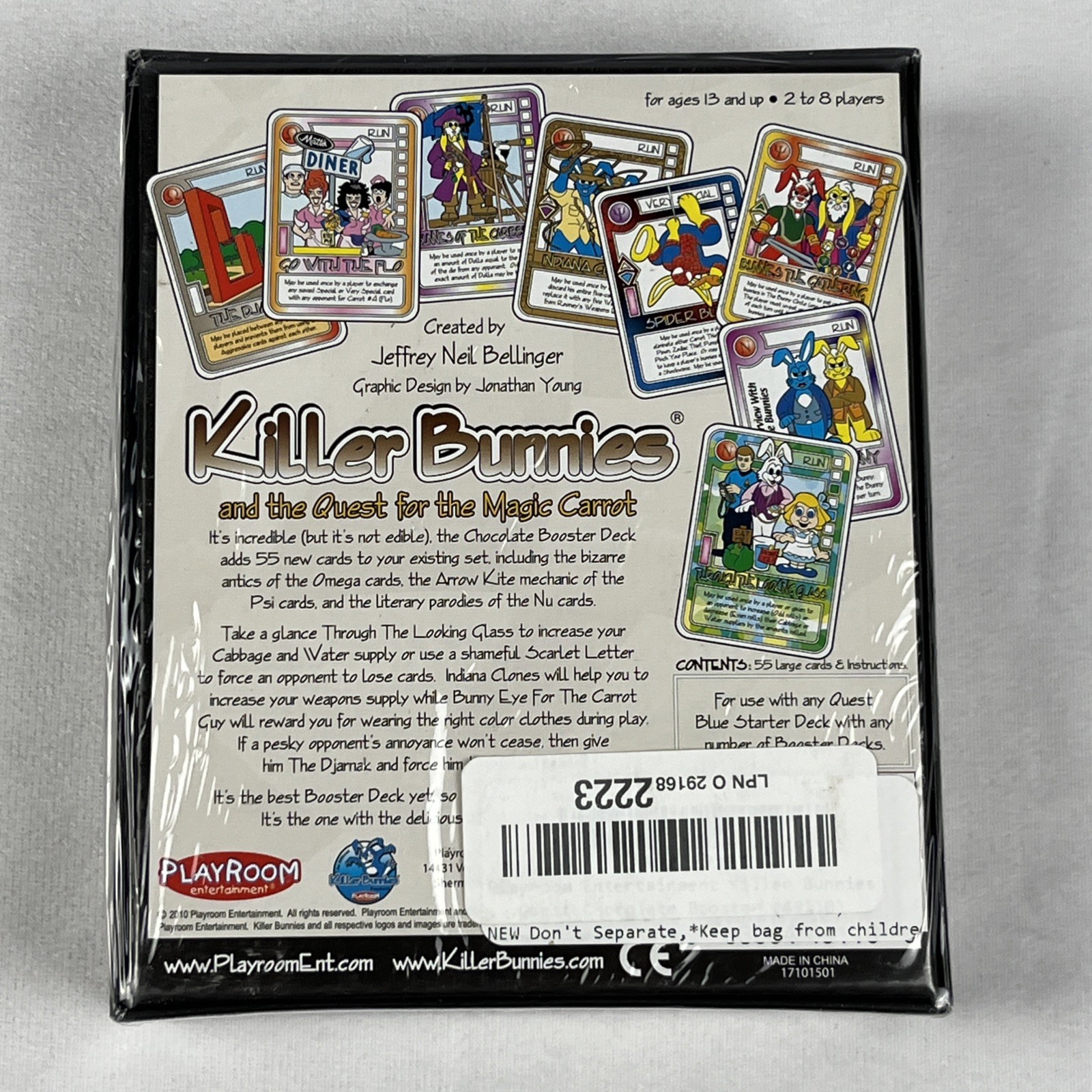Killer Bunnies & the Quest for Magic Carrot Chocolate Booster Deck Expansion New