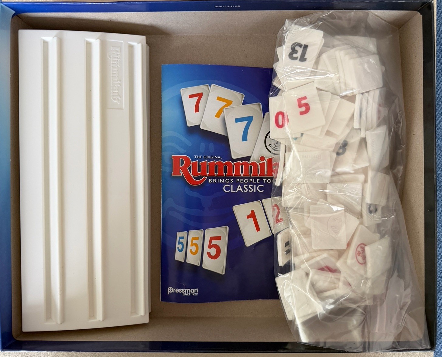 The Original Rummikub Classic + Bonus Jokers 2-4 Players, Ages 8+, Complete EUC