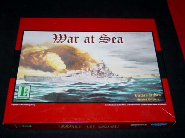 L2 Design – WAR AT SEA – Victory At Sea Series Game 1 – Wargame (UNPUNCHED) MINT