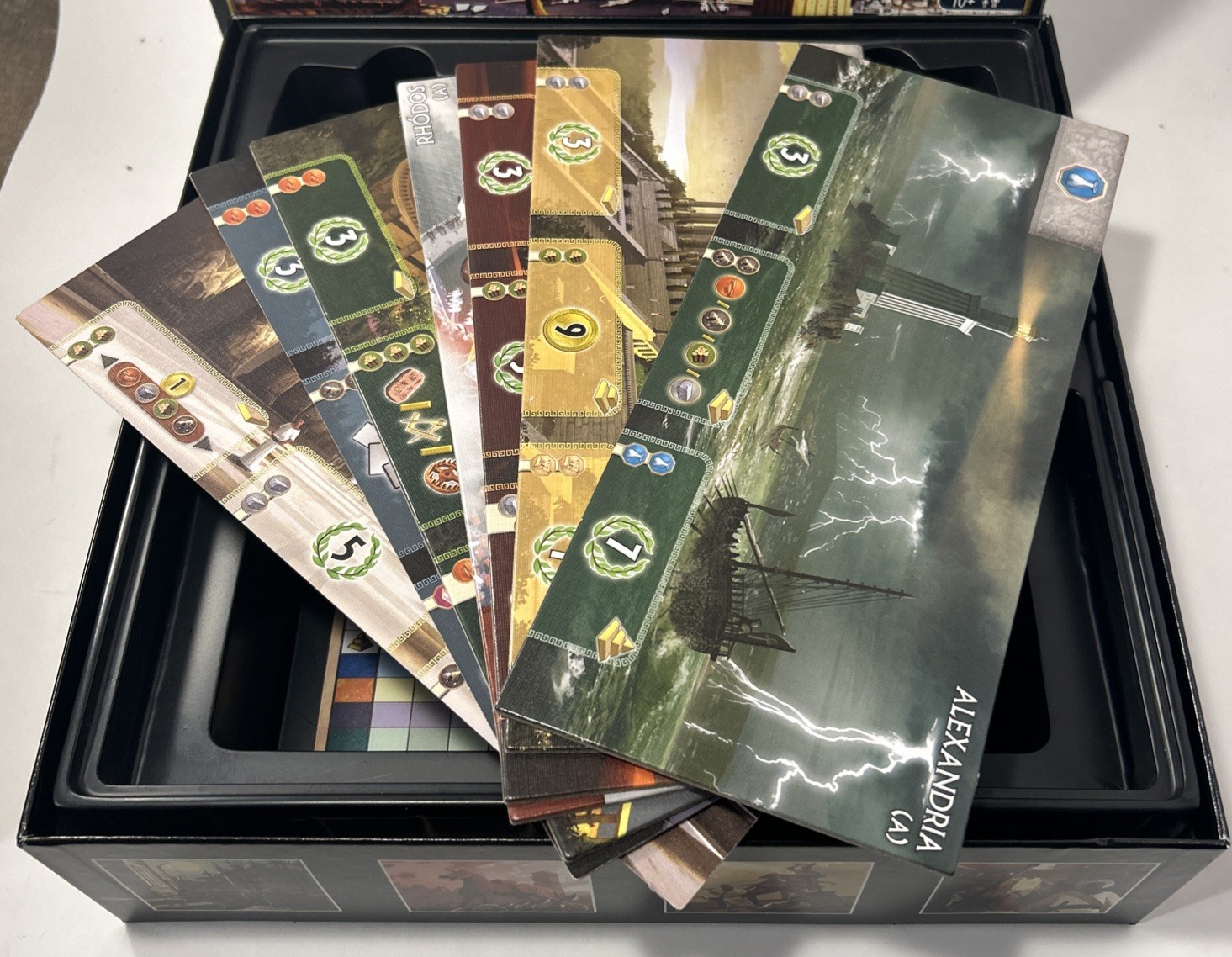 7 wonders board game Awards 2-7 Player History Civilization 100% Complete