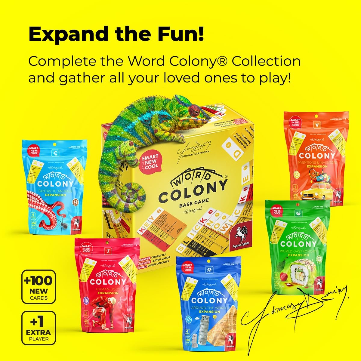 Word Colony: Around the World Expansion – Pegasus Spiele