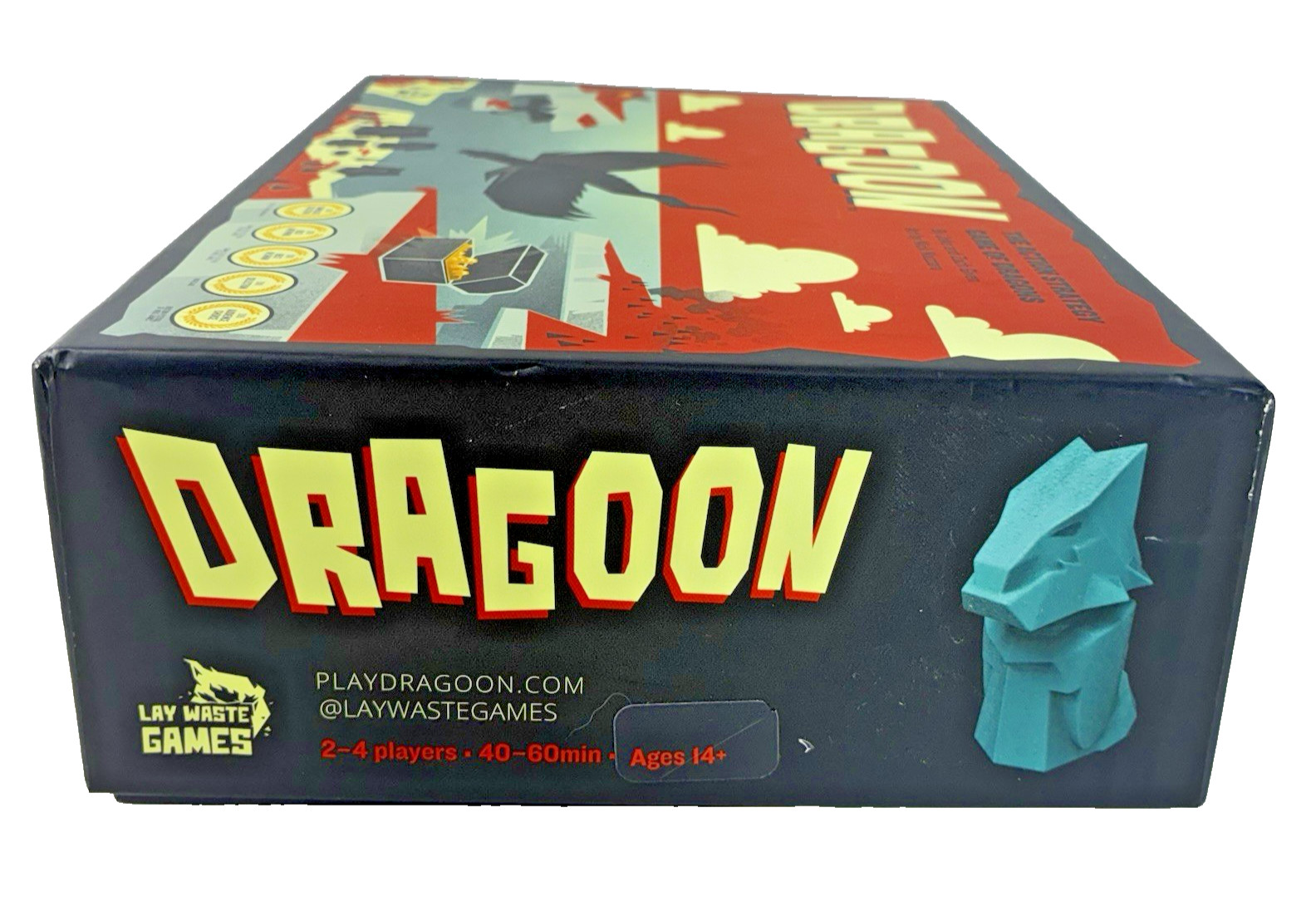 Dragoon Gold Edition 2015 Lay Waste Games Board Game Incomplete