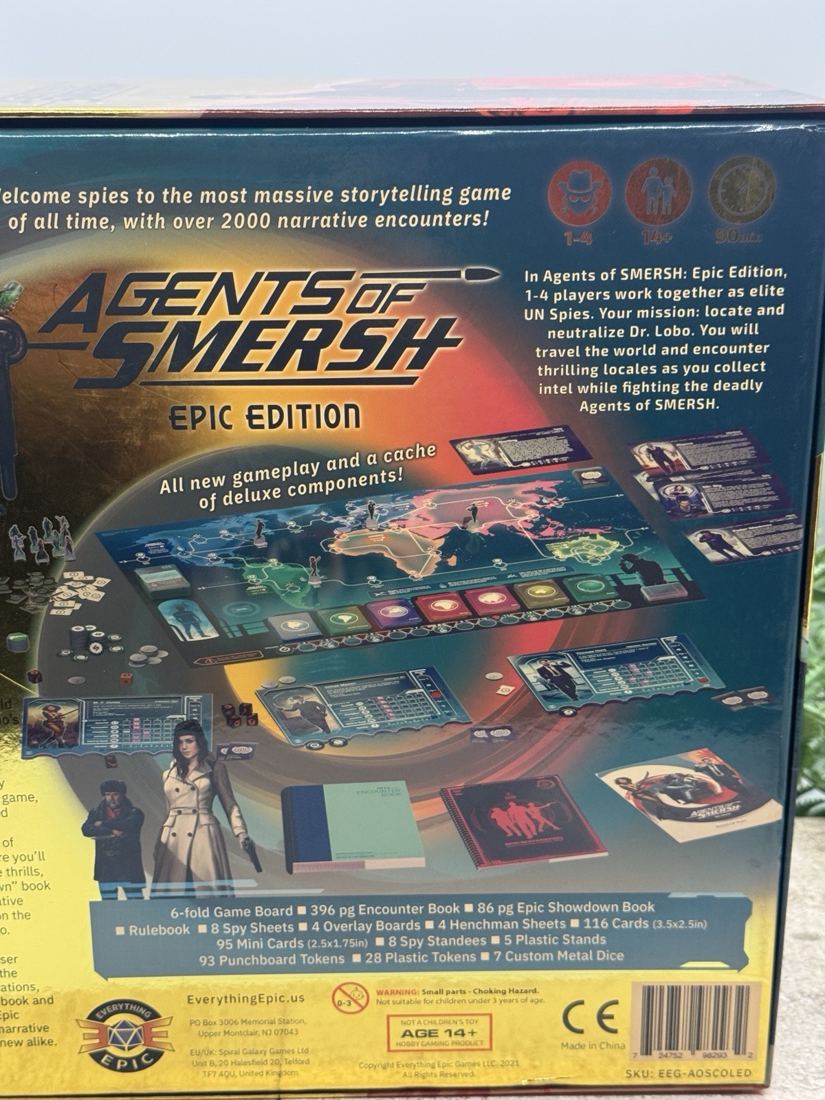 Agents of SMERSH Board Game – Epic Edition Kickstarter – Everything Epic