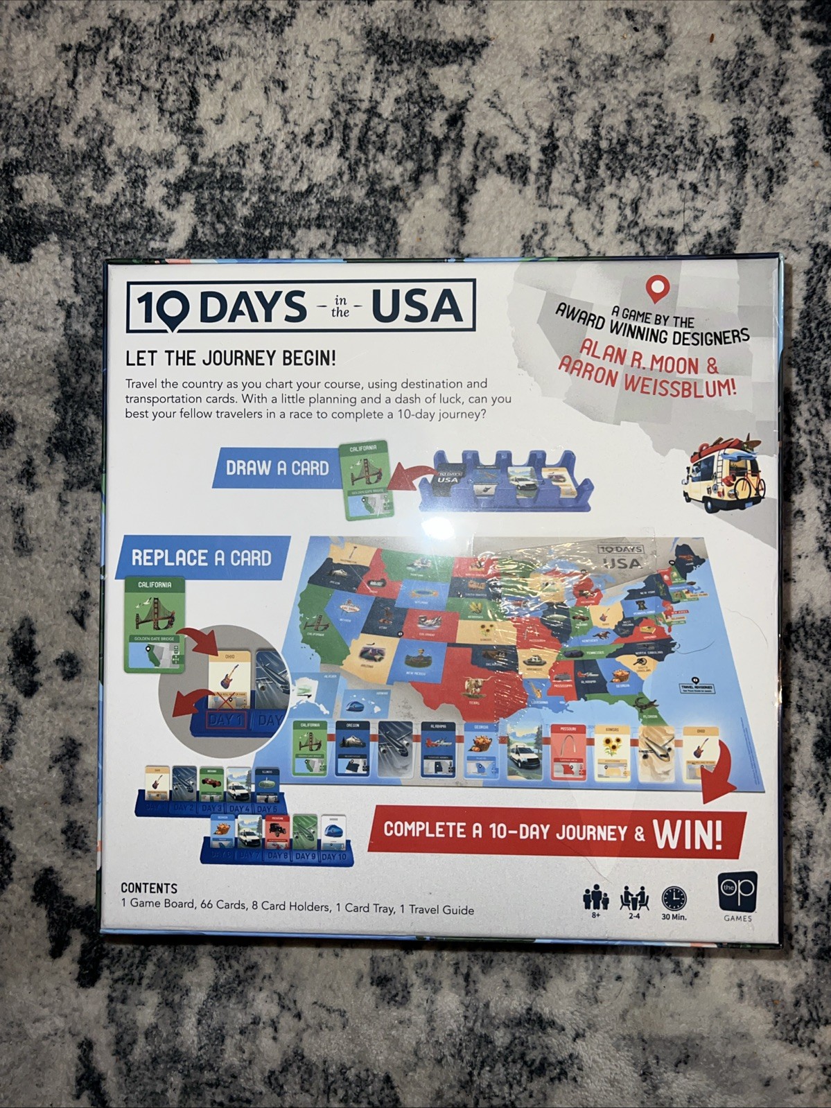 NEW IN WRAP – 10 Days in The USA | Family Road Trip Board Game