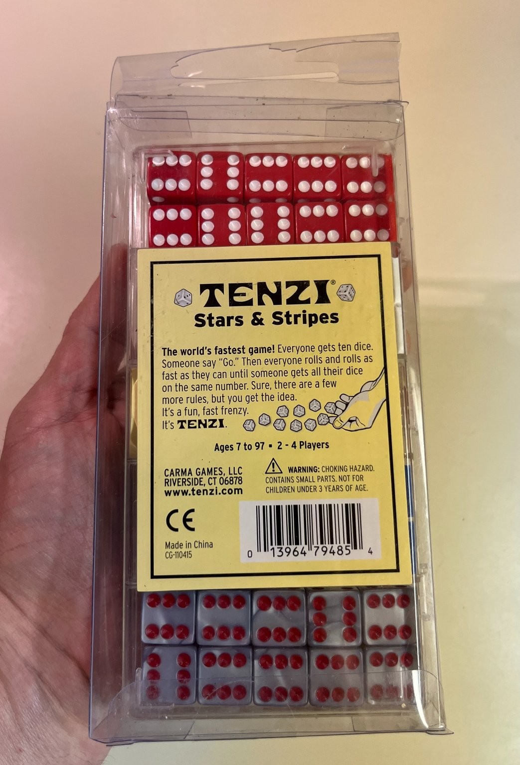 New Old Stock – Tenzi Stars & Stripes Dice Game, 2-4 Players, Ages 7+, Patriotic