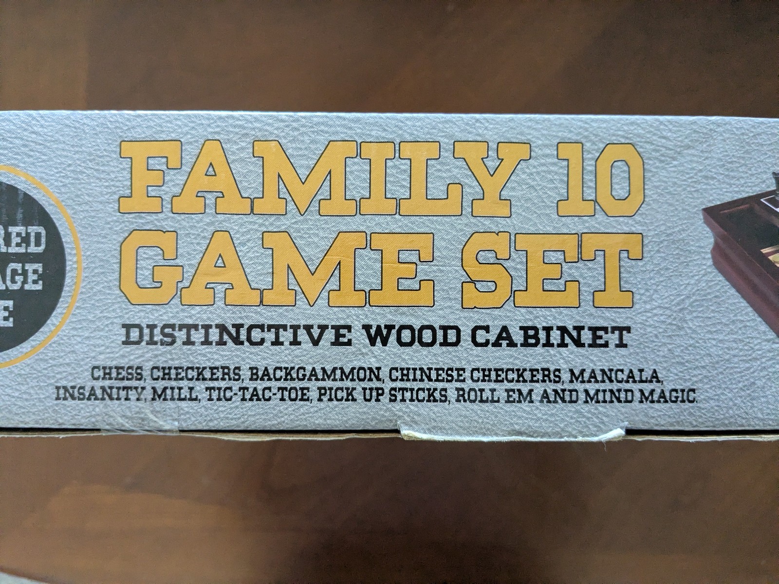 Cardinal Classics Family 11-Game Set – Wooden Storage Case – New in Original Box