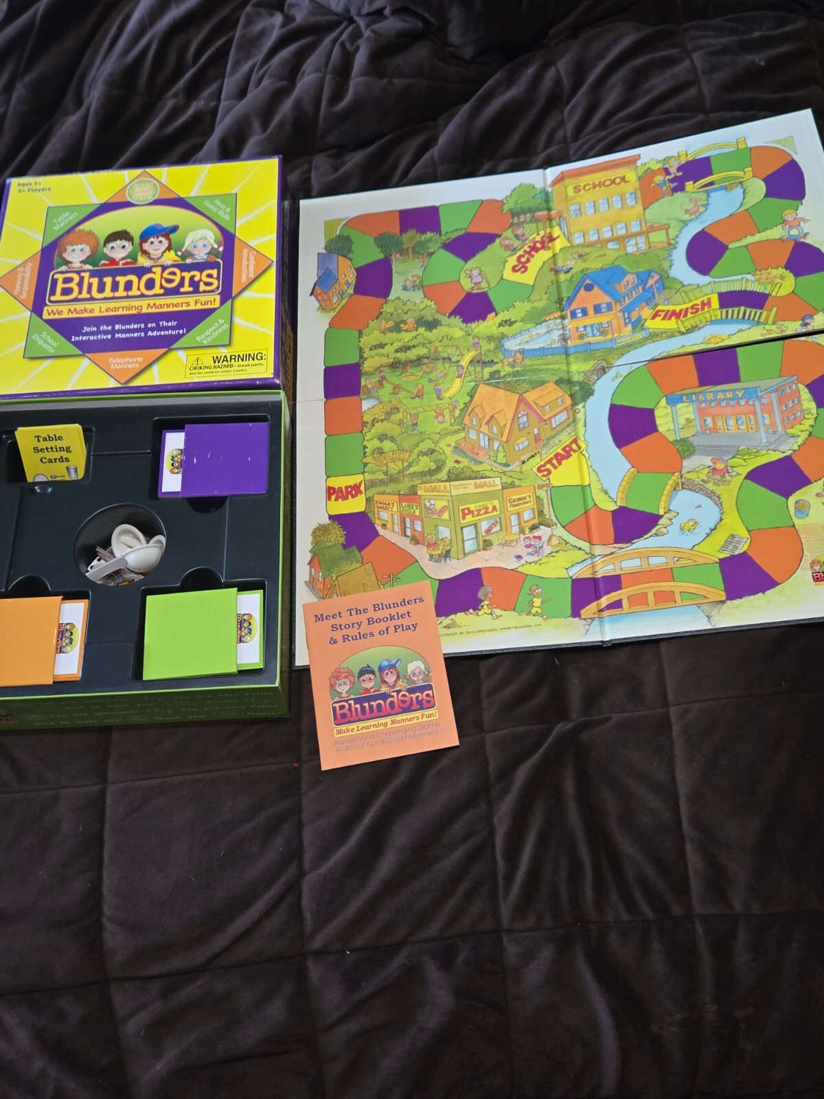 Blunders Board Game, Patch Products – Learning Manners Game-For Ages 5+ COMPLETE