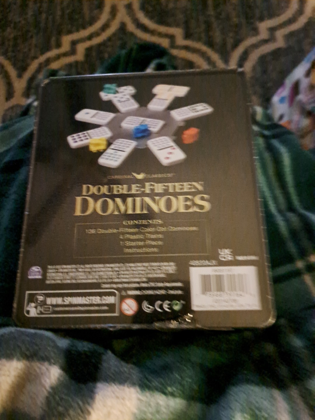 New Cardinal Classics Double Fifteen Dominoes 136 Tile Game Set – Brand New!