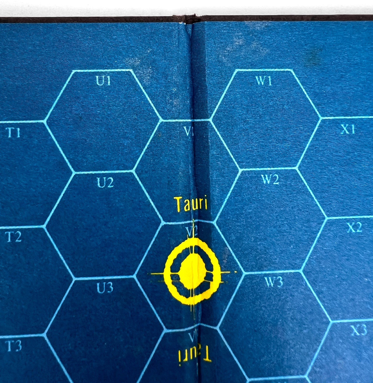Vtg 1984 Avalon Hill Stellar Conquest Board Game Map Parts