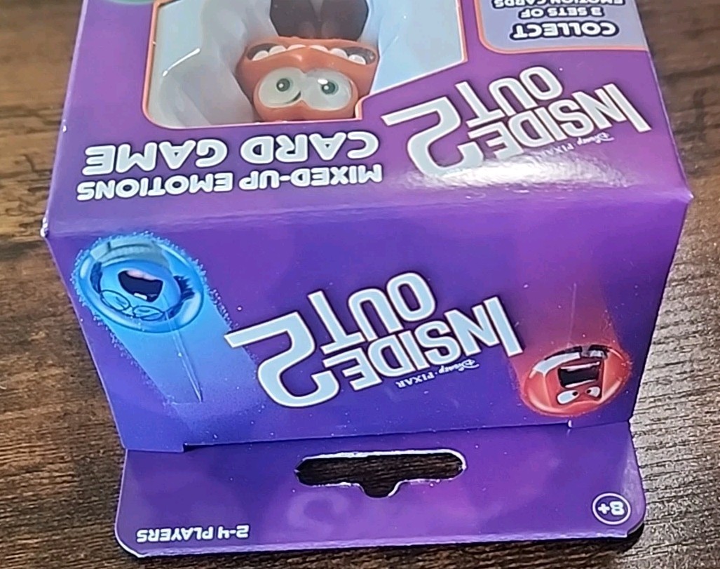 Disney Pixar Inside Out 2 Mixed-Up Emotions Card Game With Anxiety Figure