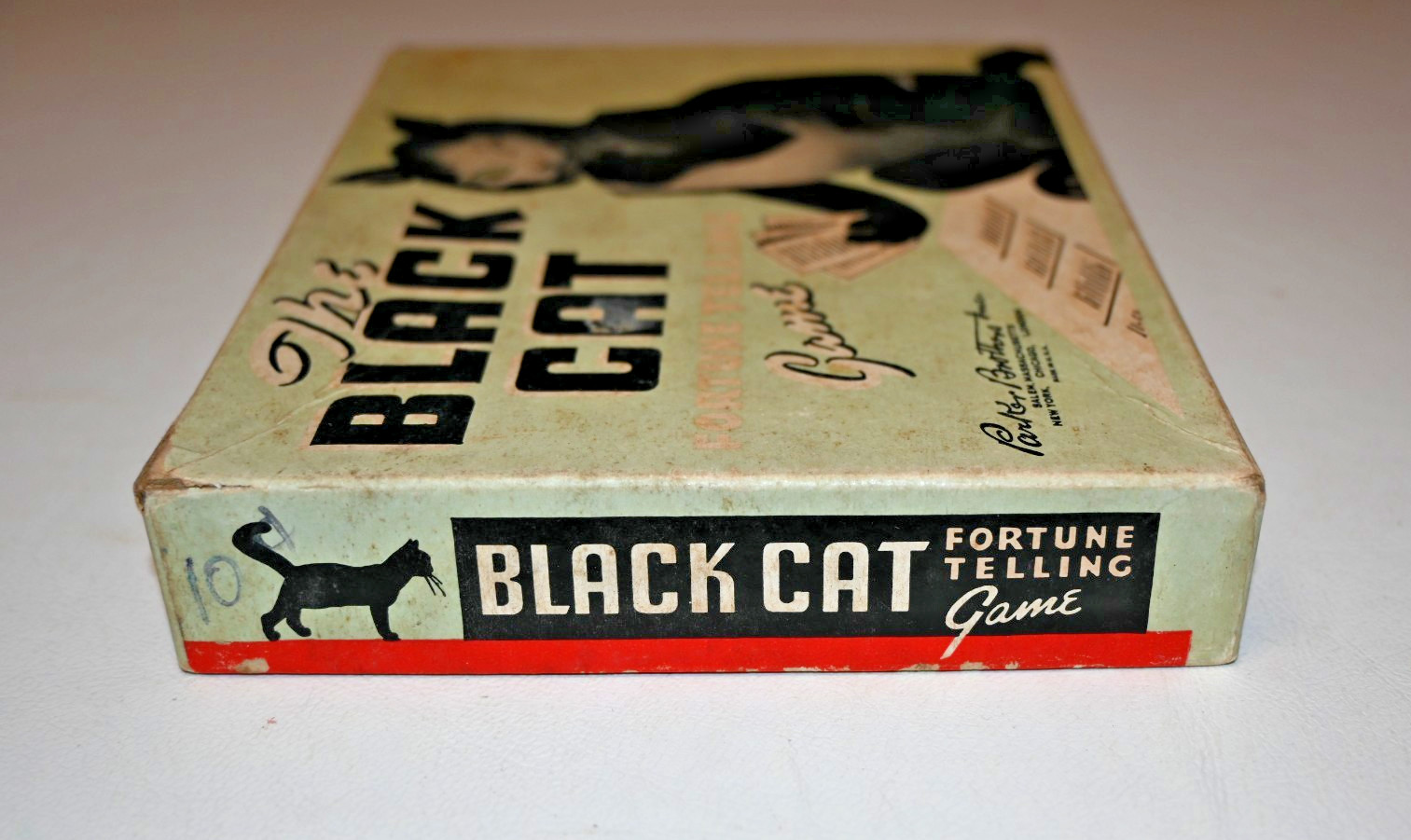 Vintage 1940s Parkers Brothers The Black Cat Fortune Telling Game Complete (B3)