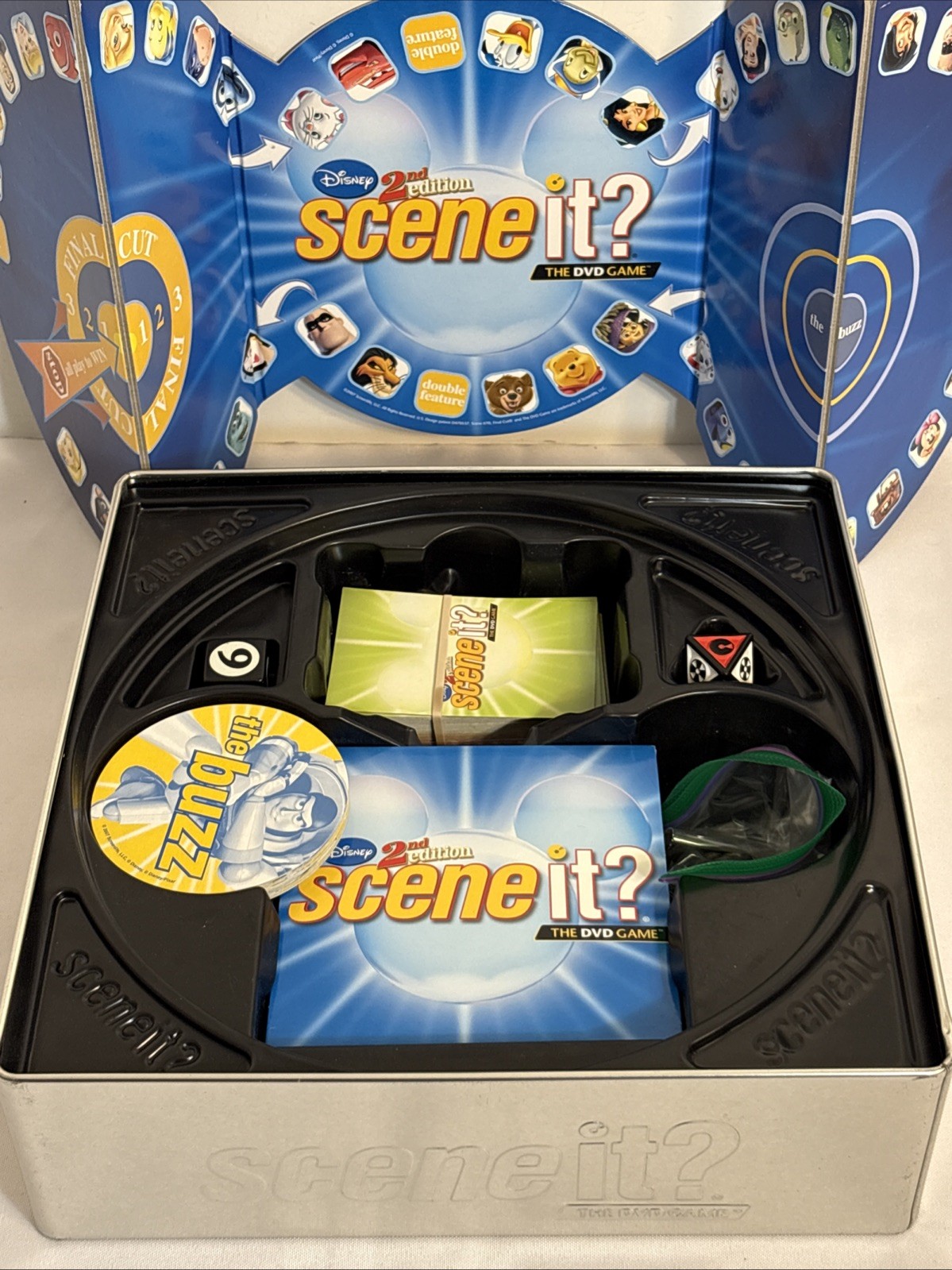 Scene it? Disney 2nd Edition DVD Game 100% COMPLETE! 2007 (Collector’s Tin) EUC