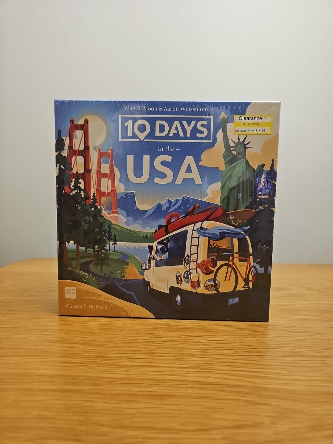 The Op Games 10 Days in the USA Board Game: Educational Focus on Geo & Travel