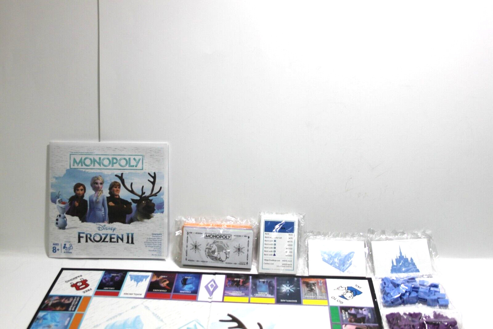 Hasbro Monopoly Disney Frozen 2 Edition Board Game Complete 2018 Elsa Anna Olaf
